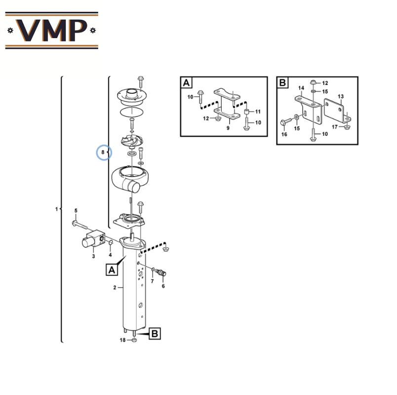 VMPG-100567 - VOE 11195065 - Water pump | VMP Spares