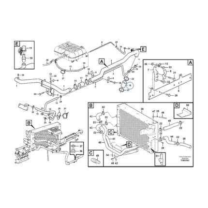 VMPG-94073 - VOE 11112379 - Radiator hose | VMP Spares