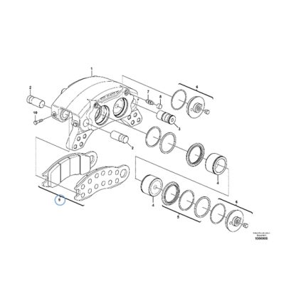 VMPG-91712 - VOE 17218536 - Brake lining kit | VMP Spares