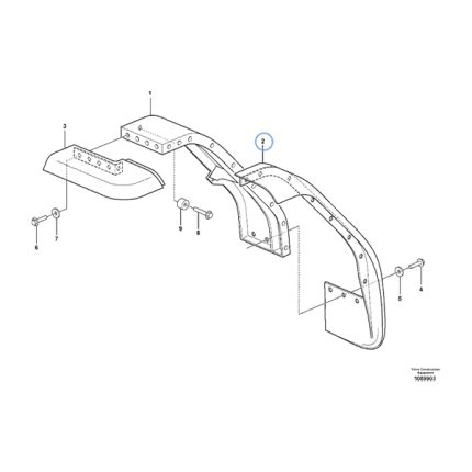 VMPG-279161 - VOE 11174765 - Mudguard widener | VMP Spares