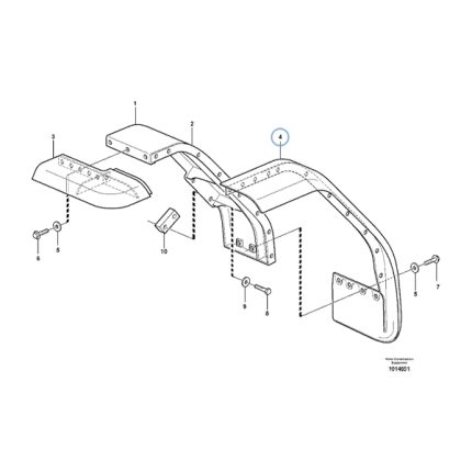 VMPG-273940 - VOE 11174800 - Mudguard widener | VMP Spares