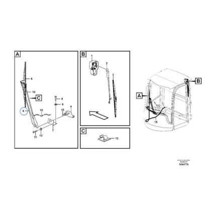 VMPG-272662 - VOE 11370518 - Wiper arm | VMP Spares
