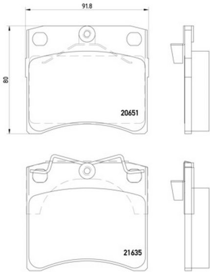 VMPG-19028 - 2163501 Brake Pad | VMP Spares