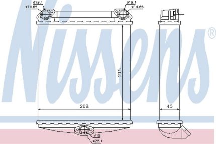 VMPG-17186 - 72001 Heater Radiator | VMP Spares