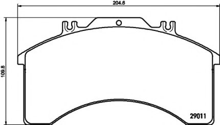 VMPG-19202 - 2901105 Brake Pad | VMP Spares