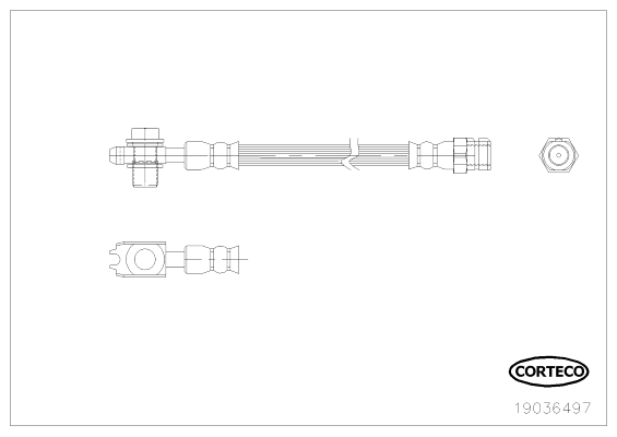 VMPG-24860 - 19036497 Hose,Brake | VMP Spares