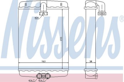 VMPG-17188 - 72013 Heater Radiator | VMP Spares