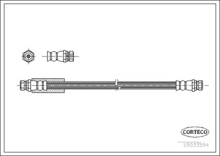VMPG-2838 - 19033594 Hose,Brake | VMP Spares