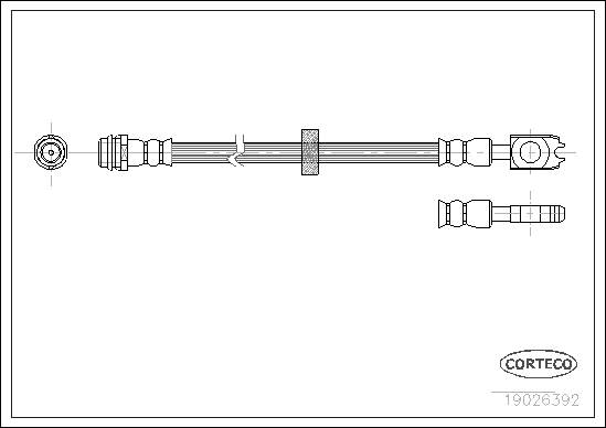 VMPG-2802 - 19026392 Hose,Brake | VMP Spares