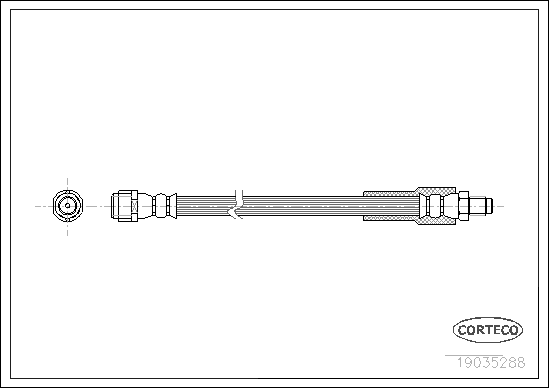 VMPG-2852 - 19035288 Hose,Brake | VMP Spares