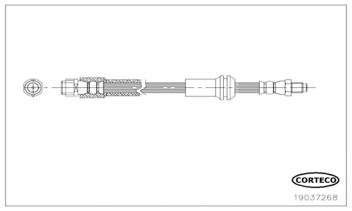 VMPG-36017 - 19037268 Hose,Brake | VMP Spares