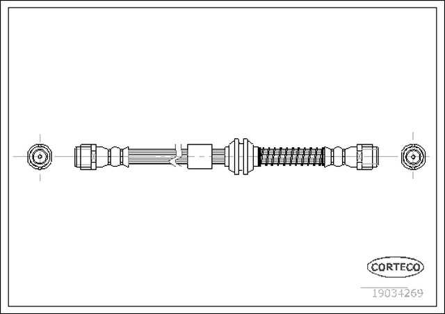 vmp-327916 VMPG-2844 - 19034269 Hose,Brake | VMP Spares