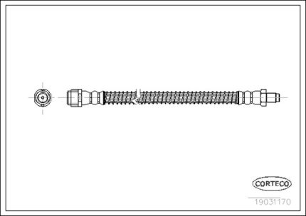 VMPG-2819 - 19031170 Hose,Brake | VMP Spares