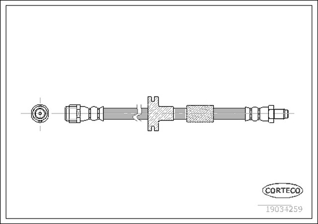 VMPG-2840 - 19034259 Hose,Brake | VMP Spares