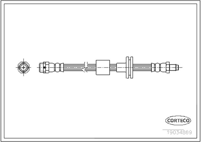 VMPG-2846 - 19034869 Hose,Brake | VMP Spares
