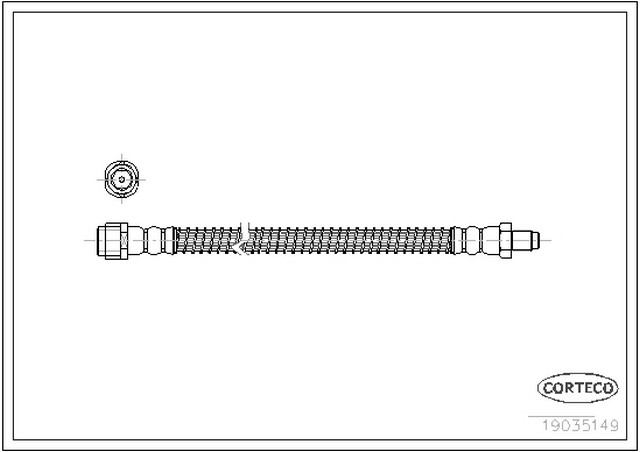 VMPG-2848 - 19035149 Hose,Brake | VMP Spares