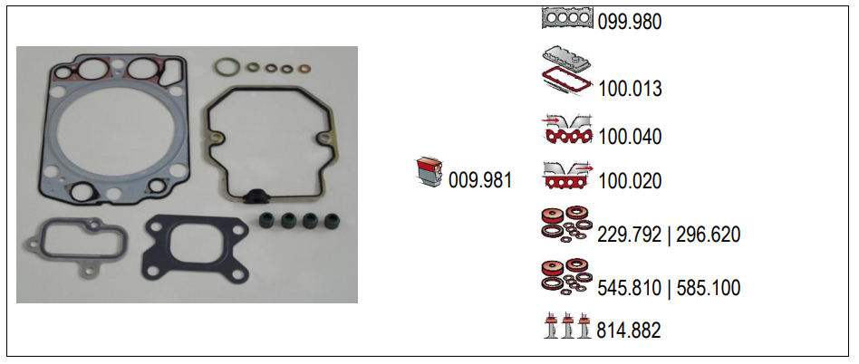 VMPG-4966 - 009.981 Gasket Set | VMP Spares