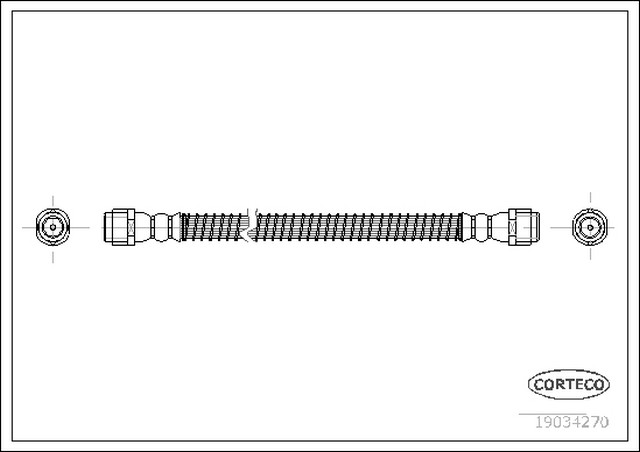 vmp-333987 VMPG-2845 - 19034270 Hose,Brake | VMP Spares