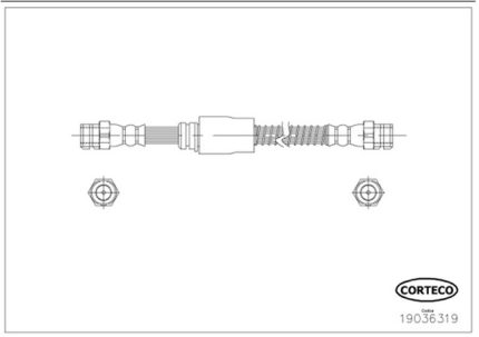 VMPG-2860 - 19036319 Hose,Brake | VMP Spares