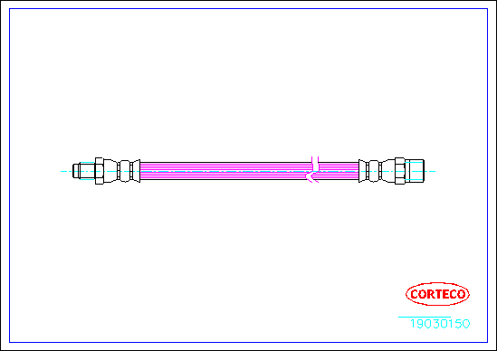 VMPG-2814 - 19030150 Hose,Brake | VMP Spares