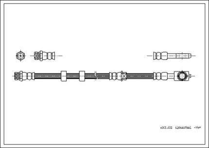 VMPG-2821 - 19031632 Hose,Brake | VMP Spares