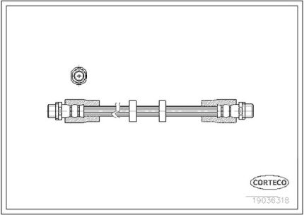 VMPG-2859 - 19036318 Hose,Brake | VMP Spares
