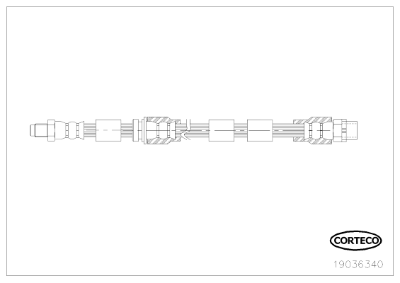 VMPG-2863 - 19036340 Hose,Brake | VMP Spares
