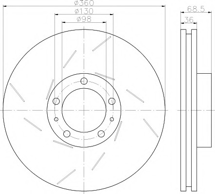 VMPG-38422 - 9369BL Gas Spring,Boot | VMP Spares