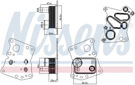 VMPG-46829 - 90943 Oil Cooler | VMP Spares