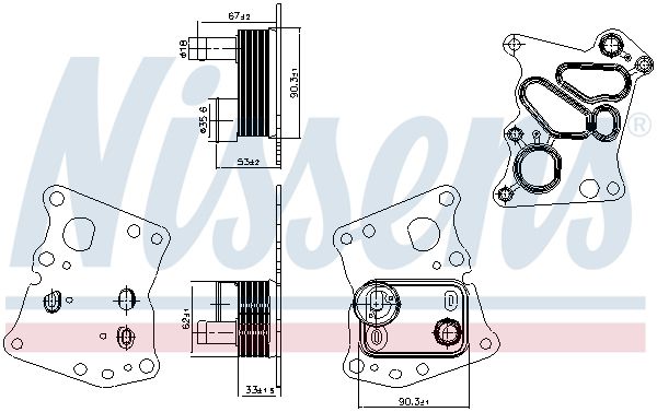 VMPG-46829 - 90943 Oil Cooler | VMP Spares