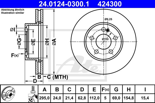 VMPG-97334 - 24.0124-0300.1 Brake Disc | VMP Spares