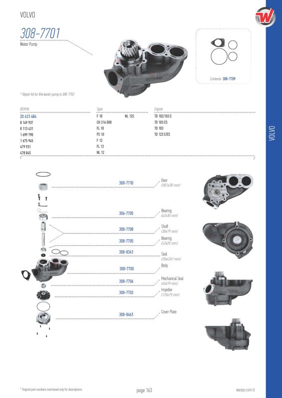 VMPG-43591 - 308-7701 Water Pump | VMP Spares