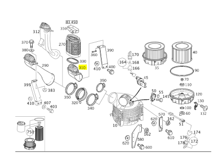 VMPG-147395 - A9405281807 Air Intake Boot | VMP Spares