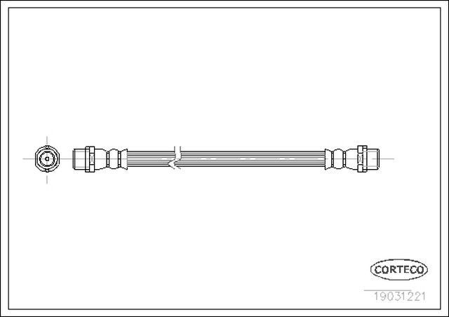 vmp-343518 VMPG-2820 - 19031221 Hose,Brake | VMP Spares