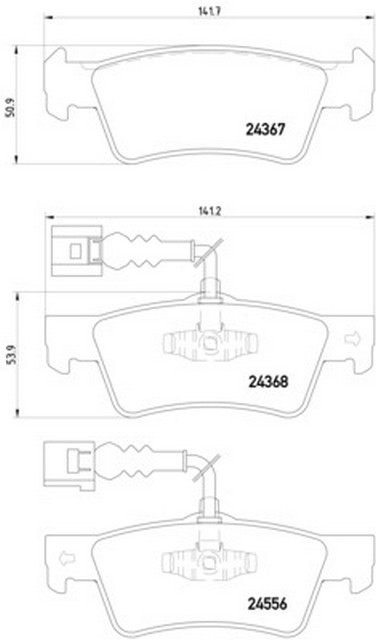 VMPG-19151 - 2436701 Brake Pad | VMP Spares