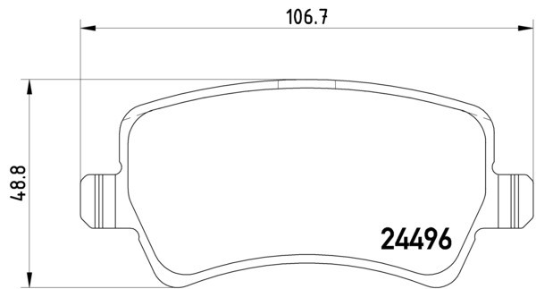 VMPG-19158 - 2449601 Brake Pad | VMP Spares