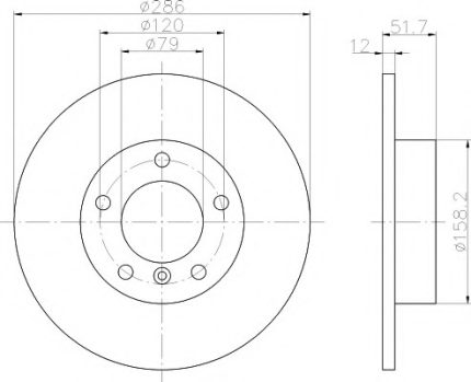 VMPG-21899 - 92055503 Brake Disc | VMP Spares