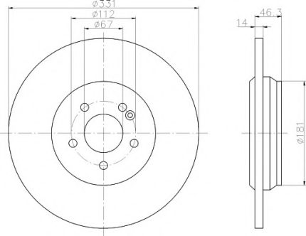 VMPG-21923 - 92103303 Brake Disc | VMP Spares