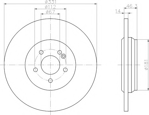 vmp-344979 VMPG-21923 - 92103303 Brake Disc | VMP Spares