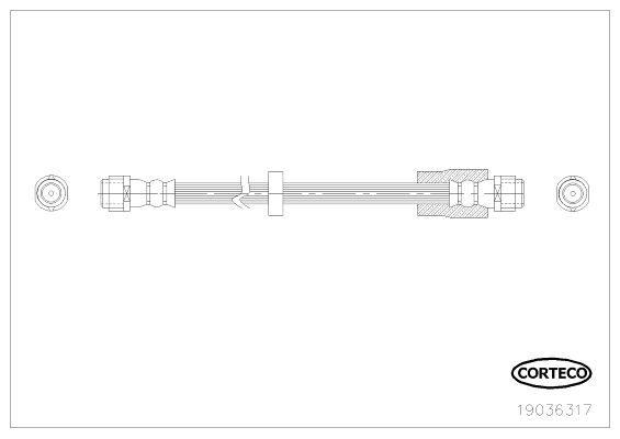 VMPG-24856 - 19036317 Hose,Brake | VMP Spares