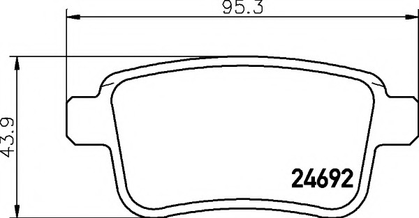 vmp-345244 VMPG-25808 - 2469204 Brake Pad | VMP Spares
