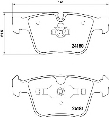 VMPG-31953 - 2418001 Brake Pad | VMP Spares