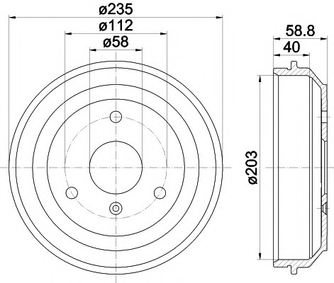 VMPG-32185 - 94035600 Brake Drum | VMP Spares