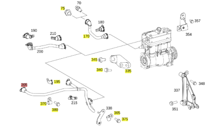VMPG-172205 - A4702005252 Pipe,Compressor | VMP Spares