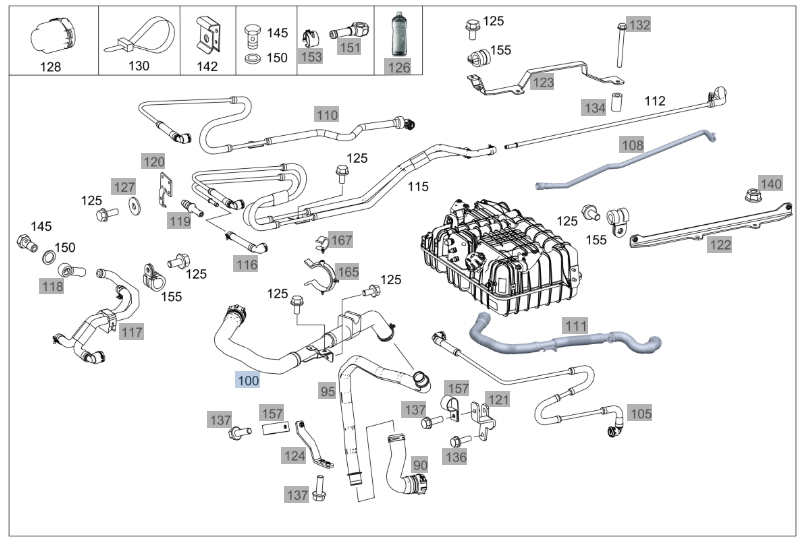 vmp-349970 VMPG-208246 - A9625002672 Hose,Radiator | VMP Spares