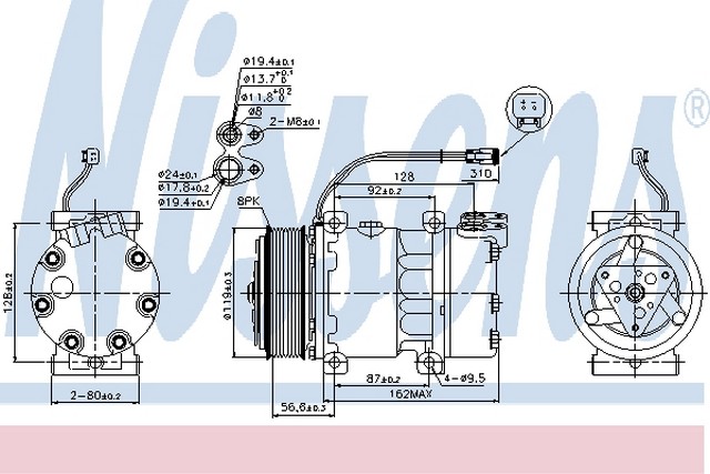 VMPG-316 - 89476 AC Compressor | VMP Spares