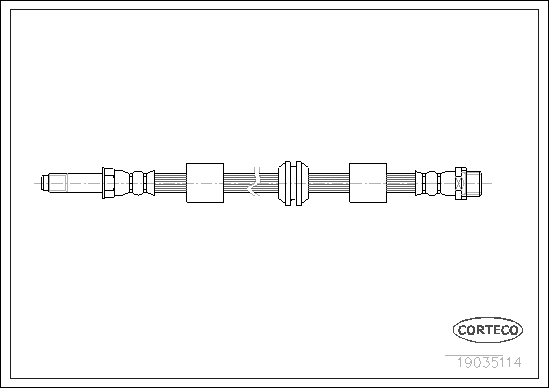 VMPG-2847 - 19035114 Hose,Brake | VMP Spares