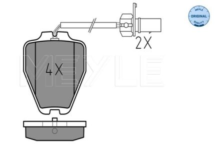 VMPG-15491 - 0252328017W Brake Pad | VMP Spares