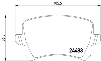 VMPG-19156 - 2448301 Brake Pad | VMP Spares