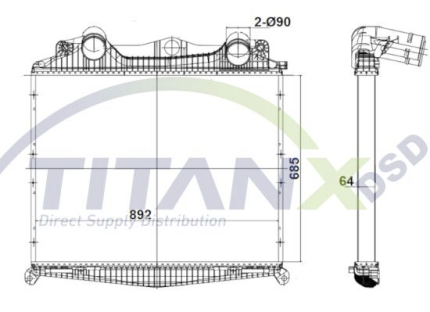 VMPG-133915 - IC139003 Intercooler Radiator | VMP Spares